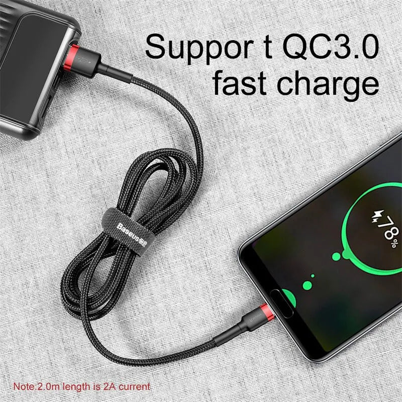 Baseus USB-C Fast Charging & Data Cable (0.5 m – 3 m)