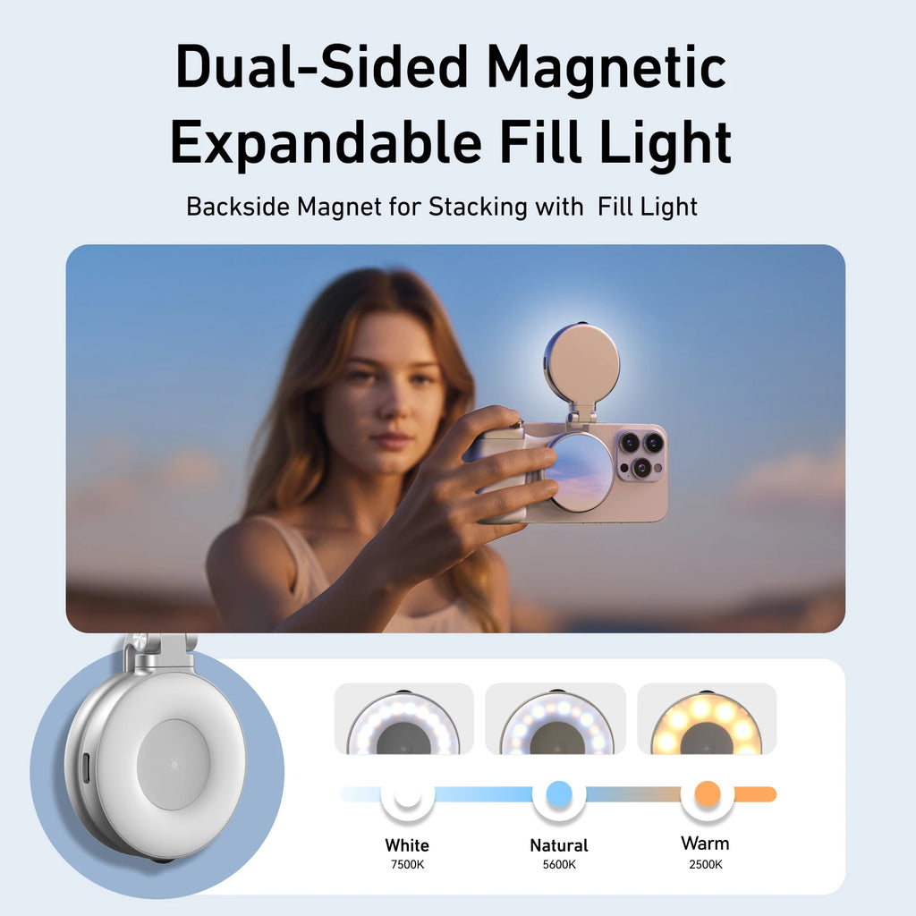 TELESIN Magnetic Phone Hand Grip with Bluetooth Remote