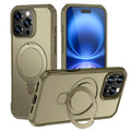 Magnetic Phone Case with Foldable Stand – MagSafe Compatible, Anti-Slip Bumper