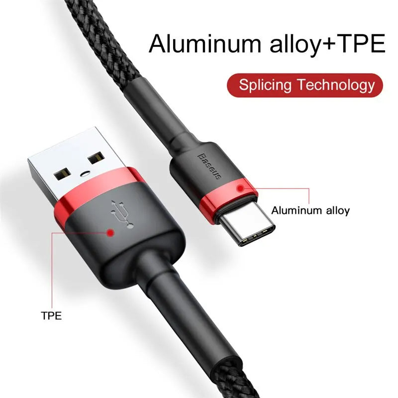 Baseus USB-C Fast Charging & Data Cable (0.5 m – 3 m)