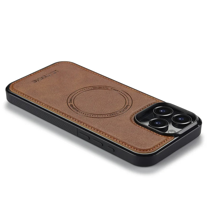 Magnetic Back Cover Case for iPhone – Multiple Models & Colours