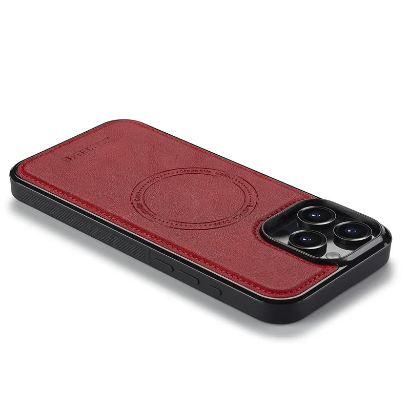 Magnetic Back Cover Case for iPhone – Multiple Models & Colours