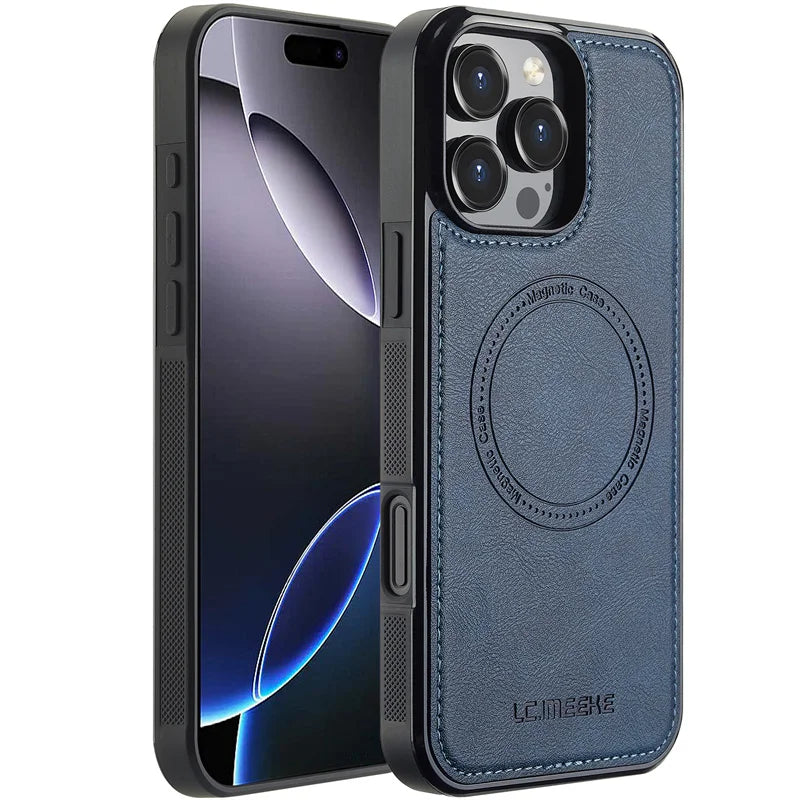 Magnetic Back Cover Case for iPhone – Multiple Models & Colours